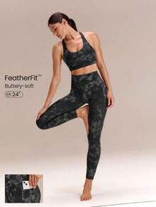 2026 GLOWMODE Featherfit™ High-Waisted Leggings With 24" Side Pocket - Aneka warna 3 - View 1