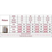 Áo blazer nữ thanh lịch không tay cổ chữ V, áo vest cài nút phía trước, phù hợp cho mọi mùa. - Xám - Xem 7