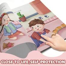 Daily Safety Reading Set, Colorful Illustrated Pages, Home And School Scenes, Easy Learning Of Safety Knowledge - Children's  Picture Book - View 6