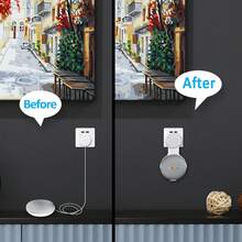 适用于英国插头的 Home Mini 壁挂支架，节省空间，适用于 Home Mini（Nest Mini 第二代）语音助手 - 均碼 - 查看 5