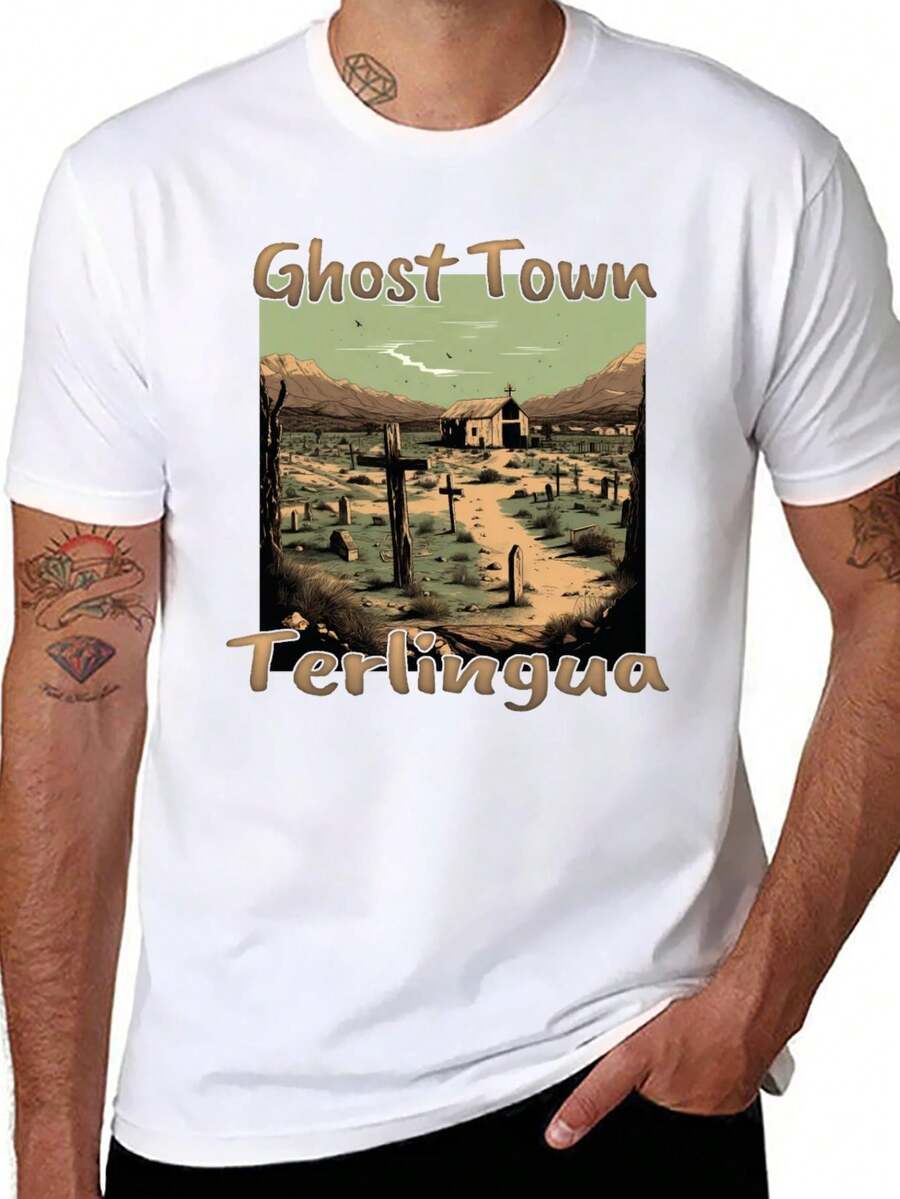 Camiseta Telingua Town, camisetas de mujer, blusas elegantes de mujer - Blanco - Ver 1