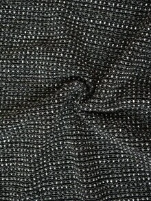 2026 Sommer Neu Elegante strukturierte gerippte Damenweste mit gekreuztem V-Ausschnitt, ärmellos figurbetontes Casual Strickpullover Top, vielseitig für Urlaub in Schwarz - Schwarz - Übersicht 9