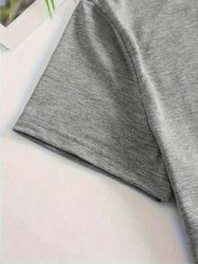 Camiseta con estampado de cara de dibujos animados divertida, novedad de verano 2026, camiseta para profesores de regreso a clases, camiseta con la frase "Es un placer verte", camiseta para la vida de profesor, regalo de agradecimiento para profesores, regalo para el Día del Maestro, camiseta retro urbana para uso diario. - Gris - Ver 4
