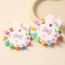 20pcs Macaron Color Mini Hair Clips Set, Non-Damaging Bangs Clips, Cute Colorful Small Hair Clips, Versatile Daily Hair Accessories - Multicolor - View 5