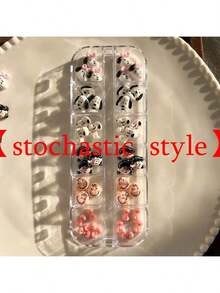 1set/20pcs Snoopy Cartoon Nail Accessories Cute Puppies 3D Bow Peanuts Manga Wearing Armor Accessories ,New Year's Gift, Valentine's Day Gift, Easter Gift[Stochastic Style] - Multicolor - View 6