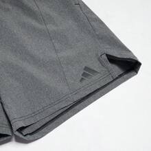 Adidas 男士休闲轻薄直筒短裤，舒适日常穿着，春夏款 JE5679 - 灰色 - 查看 4