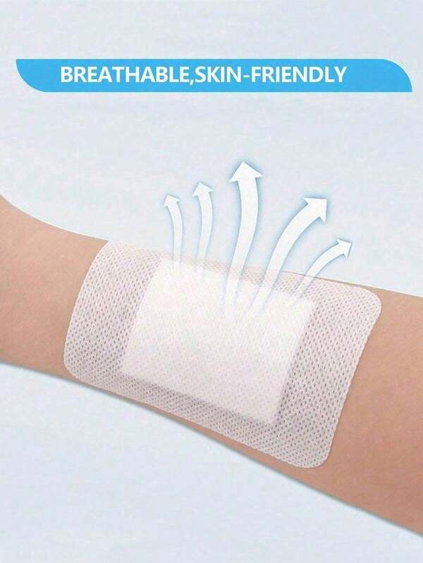 30/10/1 Pièces de Pansements Adhésifs pour Plaies/Pansements pour Plaies/Tampons de Gaze avec Bord Respirant, Bandage en Latex/Pansements Adhésifs pour Plaies