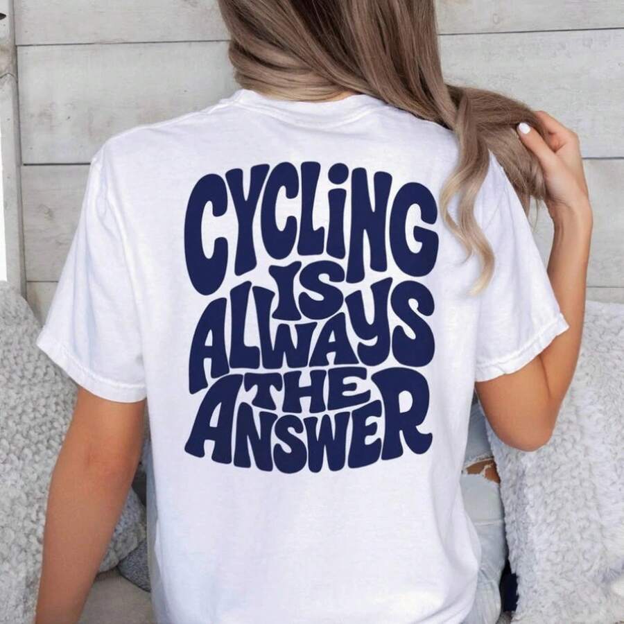 Regalo para amantes del ciclismo, camiseta retro de ciclismo, regalo para ciclistas, camiseta vintage para ciclistas, camiseta divertida, camiseta para amantes de la bicicleta de carretera, camiseta de gran tamaño. - Blanco - Ver 1