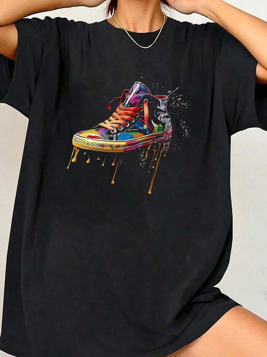 1 camiseta gráfica de Oktoberfest para mujer (tallas S-2XL) - Camiseta negra 100% de manga corta con cuello redondo, con diseño de jarra de cerveza colorida y texto en alemán, atuendo divertido para fiestas de Oktoberfest para amantes de la cerveza, informal, 180g, 100% algodón. - Negro 3 - Ver 1