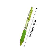 12pcs Colorful Graffiti Neutral Pens Set, High-Quality Patterns, 0.5mm Tip, Silicone Soft Grip For Exam, Office, Signing And Gifts, Smooth Quick-Drying Ink, Back To School - Multicolor - View 2