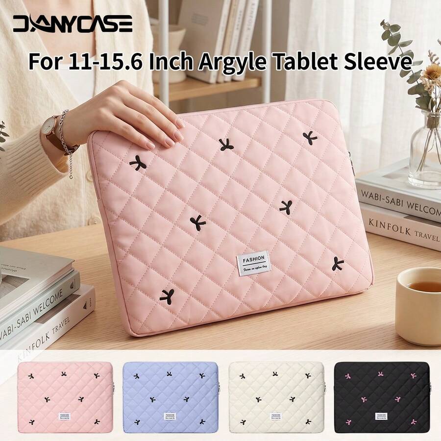 DANYCASE Ốp bảo vệ máy tính bảng họa tiết hình thoi 11-15.6 inch - Nhiều màu - Xem 1