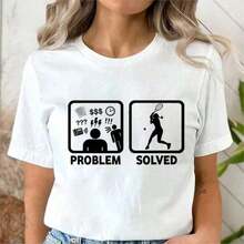 Camiseta Divertida con Estampado de Letras de California Los Ángeles para Mujer, Camiseta de Moda con Cuello Redondo y Manga Corta, Camiseta Casual de Talla Grande, Ropa de Verano para Mujer, 100% Algodón - Blanco 17 - Ver 1