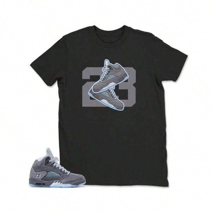Wolf Grey Jd 5s Png- Descarga Instantánea - Negro - Ver 1