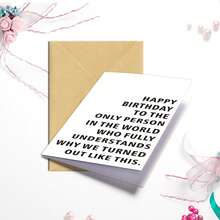 1 pieza Tarjeta de cumpleaños divertida para hermano, hermana o mejor amigo - Tema de sincera amistad, deseos de celebración sinceros, tarjeta de cumpleaños divertida y entretenida con sobre - Una pieza - Ver 5