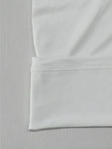 Camiseta deportiva de moda para mujer, de diseño simple y versátil, con un estampado de cruz de Jesús - mangas cortas elásticas, cuello redondo, lavable a máquina, apta para todas las estaciones, ideal para actividades diarias y de ocio al aire libre. Camiseta de algodón. - Blanco - Ver 4
