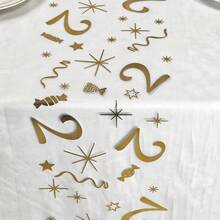 1 Roll Polyester Mesh Digital Table Runner, Anniversary Atmosphere Decoration, Living Room Bedroom Tea Restaurant Decor, Ambiance Enhancement, High-End Fashion, Minimalist Elegant - View 5