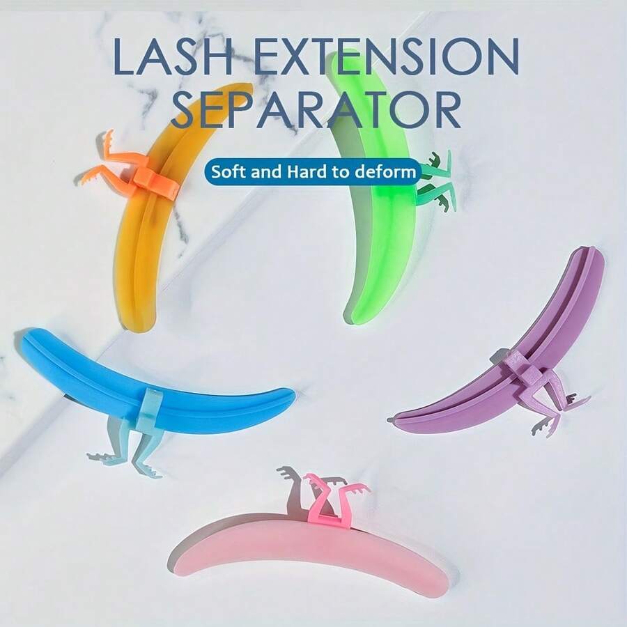 1 Pair PERMANIA Eyelash Extension Separator Tool, Non-Slip Design, Easy To Use, Suitable For Beginners, For Eyelash Extension - Multicolor - View 1