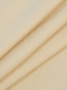 1 Set Milk Silk Stretch Dust Cover & Sofa Cushion Cover - Beige - View 3