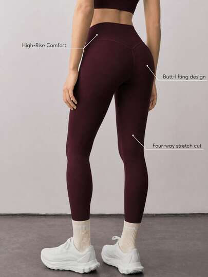 Sodalemon Women's Seamless Butt-Lifting Lightweight Training Yoga Pants, Casual Outdoor Sports Leggings
