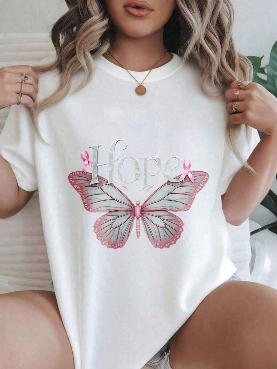 Suave Camiseta Casual de Moda para Mujer con Estampado de Puesta de Sol en la Playa y Conchas Marinas, Adecuada para Todas las Temporadas -Blusas casuales, playeras de mujer algodón - Blanco 9 - Ver 1