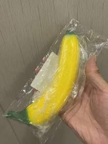柔軟仿真香蕉慢回彈抗壓水果造型捏捏樂，趣味紓壓軟香蕉（購買前請確認尺寸） - 彩色 - 查看 8