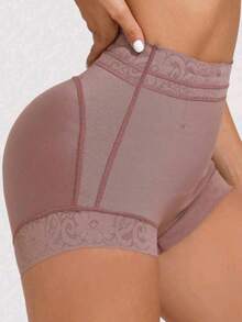 1 Pc Women's Slimming Waistband High-Waisted Leggings With Silicone Grip For Daily Wear And Other Occasions - 淡紫色 - 查看 12