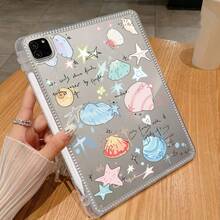 适用于 iPad 第 11 代平板电脑的保护套,A16 芯片,带笔槽,高透明亚克力背板,时尚简约的一体式无盖设计,防震防摔;也适用于 iPad 第 10 代平板电脑的保护套;还适用于 iPad 第 8 代 10.2 英寸、第 9 代 10.2 英寸、Air11 (M3)、Air11 (M2)、Pro11(第 1/2/3/4 代)的保护套。 - 無色 - 查看 7