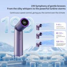 Portable Handheld Turbo Fan, Mini Lipstick Style Fan, 3-In-1 Handheld Fan, USB Rechargeable 3000mAh, Mini Personal Cooling Fan, Suitable For Outdoor, Travel, Beach, Office, Women Gift - Multicolor - View 2