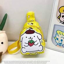 Sanrio Hello Kitty Crossbody Bag 1pc - Multi-Layer Design, Large Capacity, Made Of Durable Nylon Material. This Multi-Functional Crossbody Bag/Cute Cartoon Sports Bag/Shoulder Bag/Mini Backpack/Storage Bag Is Suitable For Daily Commute. It's An Excellent Birthday Gift For Her. - View 15