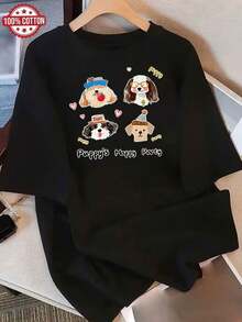 Women T-Shirts - Black - View 6