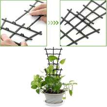6-teiliges Klettergestell für Zimmerpflanzen, Pflanzenstütze für den Garten, wiederverwendbare Pflanzenstütze für den Garten, bietet Pflanzen zusätzlichen Platz zum Wachsen, geeignet für Kletterpflanzen, Gemüsepflanzen, Blumen und Hausgarten - 6 Stück - Übersicht 4