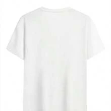 Rock Band Print T-Shirt, Round Neck, Short Sleeve, Women's Spring And Summer Clothing, Simple Short Sleeve Fashion, Suitable As A Gift. Women's T-Shirt. Blouses>Elegant. Boho Chic, Soft, Breathable And Comfortable Women's Top, Ideal For Spring, Summer And Autumn, Perfect For Vacations, Travel And Everyday Wear. - 白色 - 查看 2