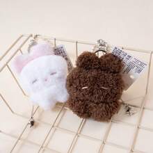 9cm Cute Sleeping Rabbit Plush Pendant, Bag Charm, Keychain, Gift, Backpack, Schoolbag Decoration - 9 Centimeters - View 7