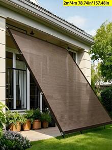 Brown Sunshade Net - Thick, Anti-Aging Outdoor Canopy Suitable For Patio, Garden And Camping, With High Shading Rate - Shade Net - View 1