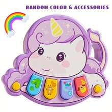 Interactive Animal Keyboard Music Toy - Sensory Development And Cognitive Training Function, Made Of ABS Material, Bright Colors, Durable | Children's Music Keyboard With Animal Buttons And Interactive Sound Effects - Sensory Learning - Multicolor - View 17