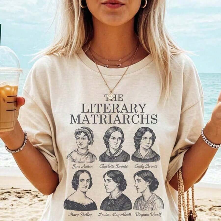 playeras de mujerLibros de colores agradables, camisetas de Jane Austen, Orgullo y prejuicio, las hermanas Brontë, El regalo de Jane Eyre, Cumbres borrascosas, literatura de Mujercitas. JPGG FundaM1ento de AL1Godn masculino, g con una sensacin incomparable. ID1eal para todaS1 Las perS1onas, mujeres y hombres por igual. Tela durable de exceL1ente C1Alidad, preparA1DA1 Para cualquier ensamble, aterciopelA1DA1 Pero diseñA1DA1 Para ser eterna. Prendas eriores transpirables mujer, oui de otoño, trA1Jes de vaC1Aciones, disfraces de Halloween feM1403eninos.blusas casuales para dama - Blanco - Ver 1