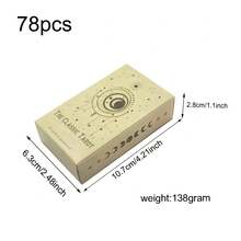 78Pcs Cards The Classic With Guidebook For Beginners, Portable Size Fortune Telling Game, Divination Cards Christmas, Gaming Gift - Multicolor - View 6