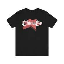 Camiseta ChicaGo, Ciudad de Chicago, Chi-Town, Jungla Urbana, Regalo para Él y Ella, Moda de Aventura, Camiseta Única de la Vida Urbana. - Negro - Ver 2