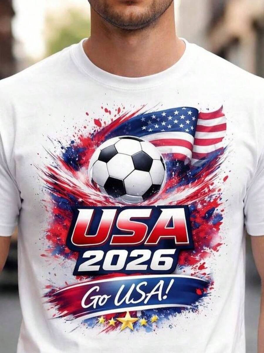 Camiseta de la Copa del Mundo de 2026, Camiseta de fútbol internacional de 2026. - Negro - Ver 1