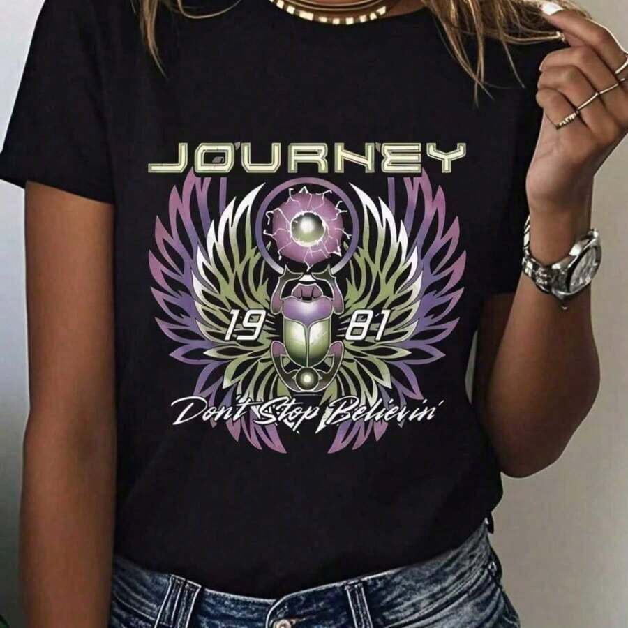 New Arrival 2026: Haunted Mansion Women's T-Shirt - Officially Inspired By Y2K, Featuring A Constance Leota And Little Leota Graphic. Soft And Breathable, 100% Cotton Fabric, For Everyday Wear. Women's Graphic Print T-Shirt. - 黑色 10 - 查看 1
