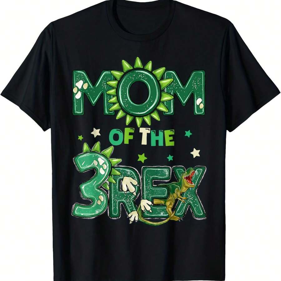 Camiseta para Mujer con Estampado de Diente y Pasta Dental, Manga Corta - Negro - Ver 1