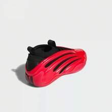 Adidas VOLUME 9哈登9代實戰男女運動緩震籃球鞋 - 紅色/黑色 - 查看 4