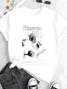 1 pieza Camiseta We-Serve-Lion-Apparel-For-International-Lions-Clubs-Member, 180g, 100% Algodón - Blanco 3 - Ver 12