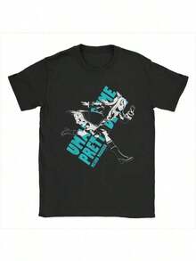 Camiseta de Anime para Hombre, Estampado Casual, Cómoda, Versátil, de Secado Rápido, Umamusume Pretty Derby Mejiro McQueens |     Estampado de Texto e Iconos, Camiseta Retro de Videojuegos Y2K, Corte Holgado Casual, Tallas Grandes Y2k Camiseta Camisa De - Negro - Ver 9