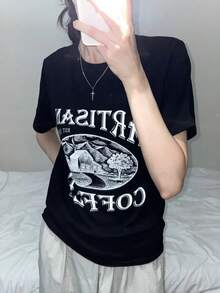 Women T-Shirts - Black - View 3