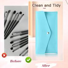 Bộ dụng cụ trang điểm 29 món bao gồm: 10 cọ trang điểm màu bạc + 1 túi đựng + 3 bông mút trang điểm + 2 bông mút trang điểm mini + 4 bông phấn tam giác + 8 bông phấn nền mini + 1 dụng cụ vệ sinh cọ trang điểm. - Nhiều màu - Xem 4