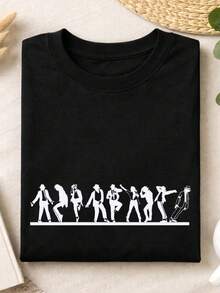 Women T-Shirts - Black - View 1