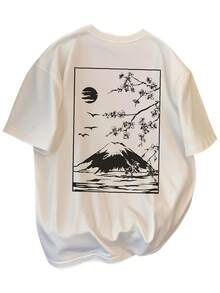 Camiseta de moda para hombres - Blanco - Ver 1