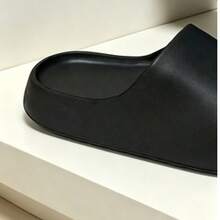 Cloud Slides For Women And Men, Platform Slides Slippers, Non-Slip Quick Drying Soft Lightweight Shower Shoes, Thick Sole Open Toe Slides Sandals For Indoor & Outdoor - Black - View 6