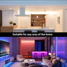 LED Light Strip For Bedroom Decor, USB Plug 5V 1m/3.28ft-20m/65.6ft Light Strip, With 24-Key Remote Control, Easy To Install Light Strip Suitable For Bedroom, Stairs, Kitchen - RGB - View 4